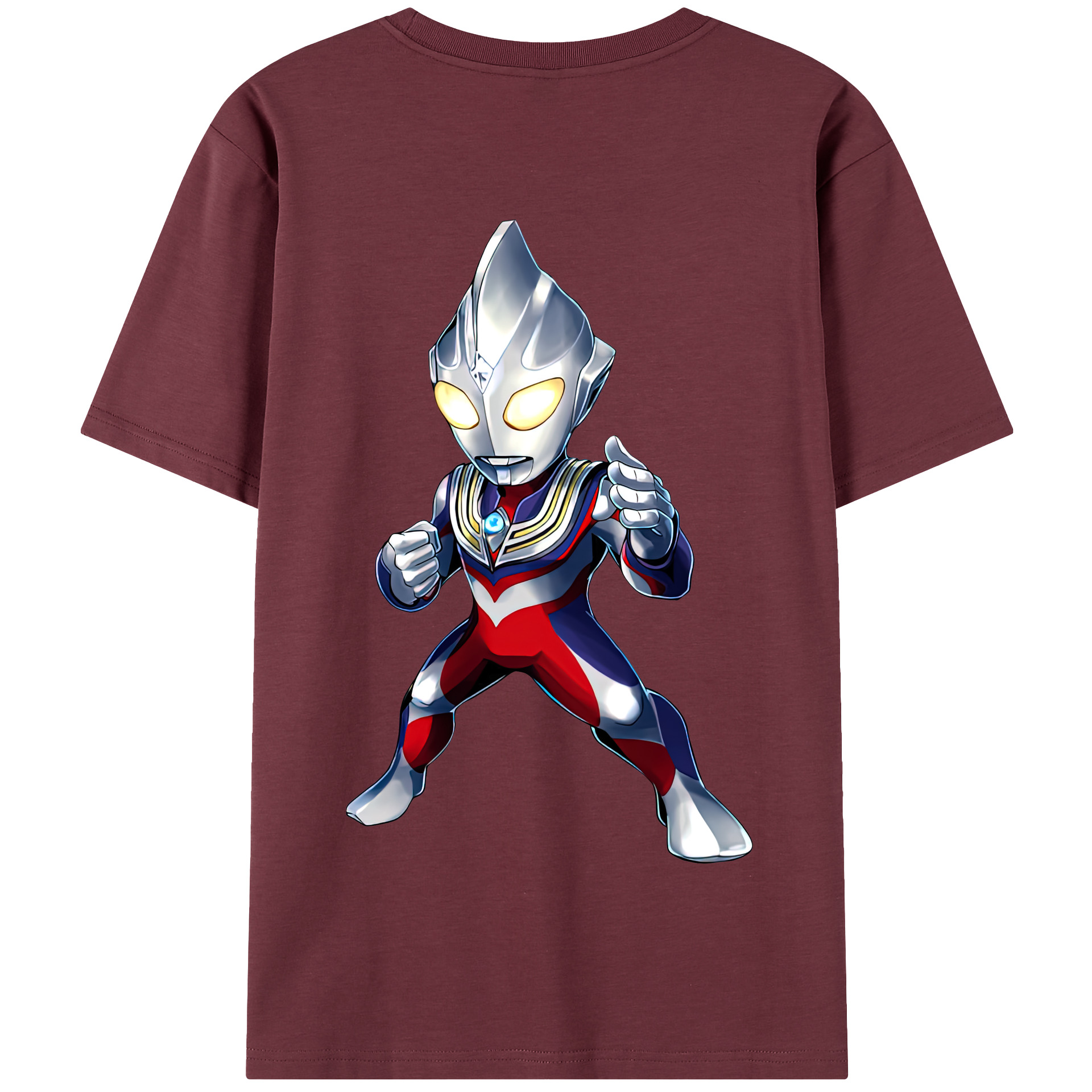 （画像用） ウルトラマン Ultraman 綿100％半袖Tシャツ（背面プリント）